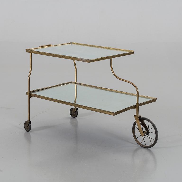 A Josef Frank tea trolley model number 889 for Svenskt Tenn Stockholm.