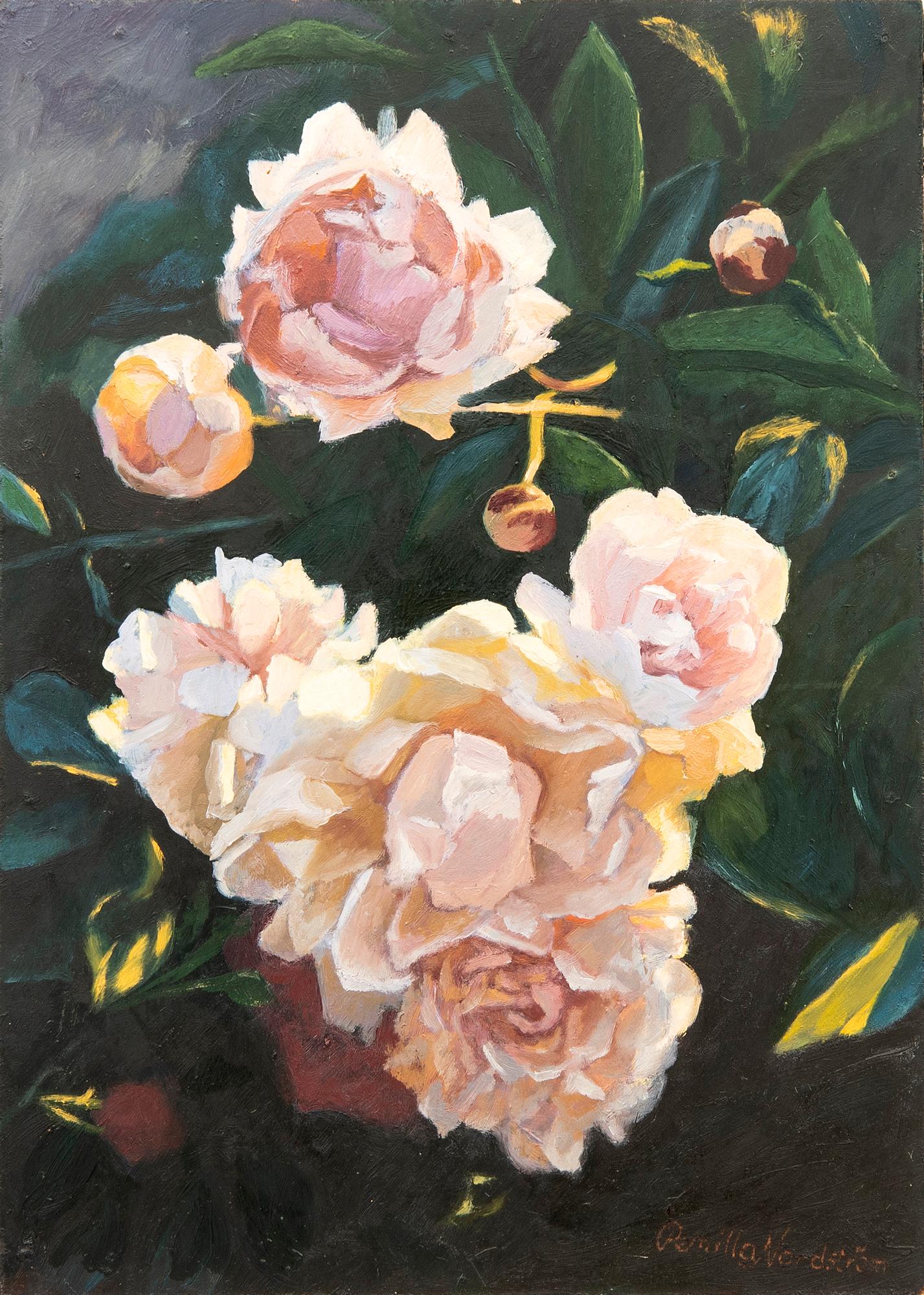 Pernilla Hägg Nordström, olja på pannå signerad.