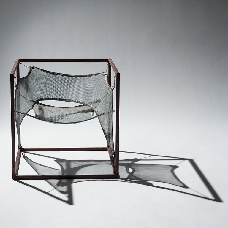 Sigurdur Gustafsson, an easy chair / sculpture, 'Wind', ed. 25/33, Källemo, Sweden, post 2003.