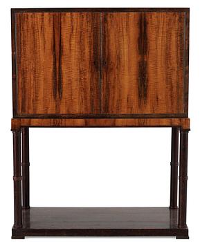 524. A 'Swedish Grace' birch and palisander cabinet, 1920's-30's.