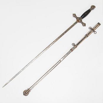 Knights of the Table sword, possibly American, circa 1910.