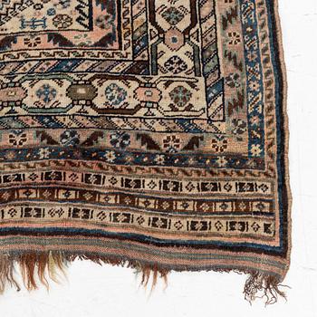 Matta, Shiraz Kashkai, antik, ca 284 x 171 cm.