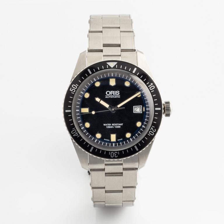 Oris, Divers, Sixty-Five, wristwatch, 42 mm.