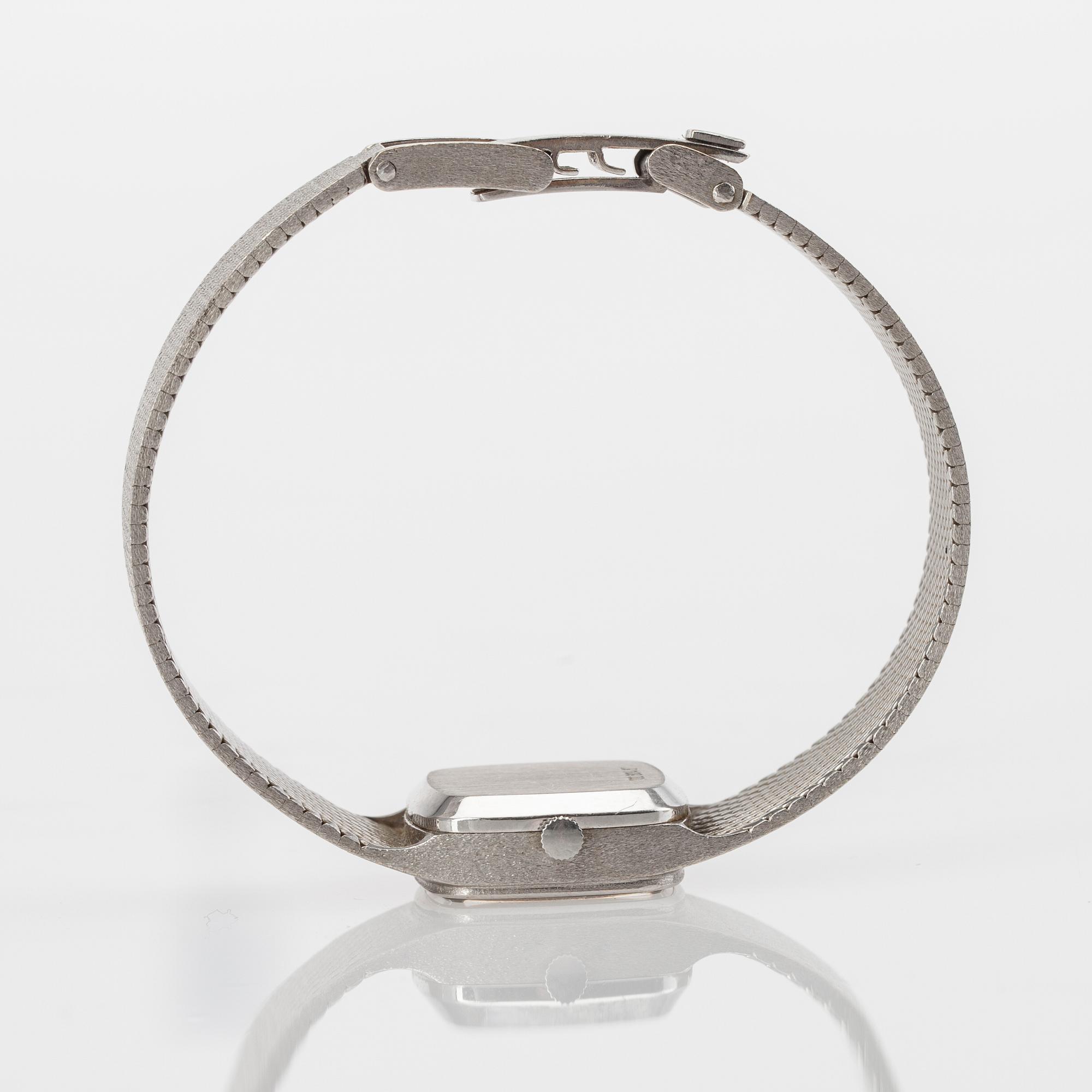 ARMBANDSUR, dam, 18K vitguld, Certina, 1960-tal. Vikt ca 36 g.