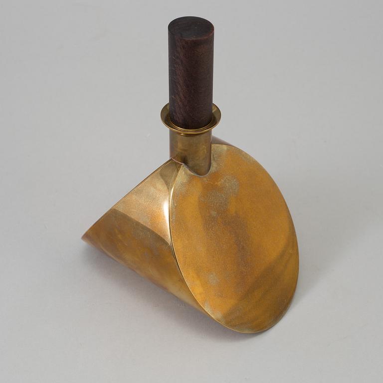 A brass flask by Pierre Forsell for Skultuna.