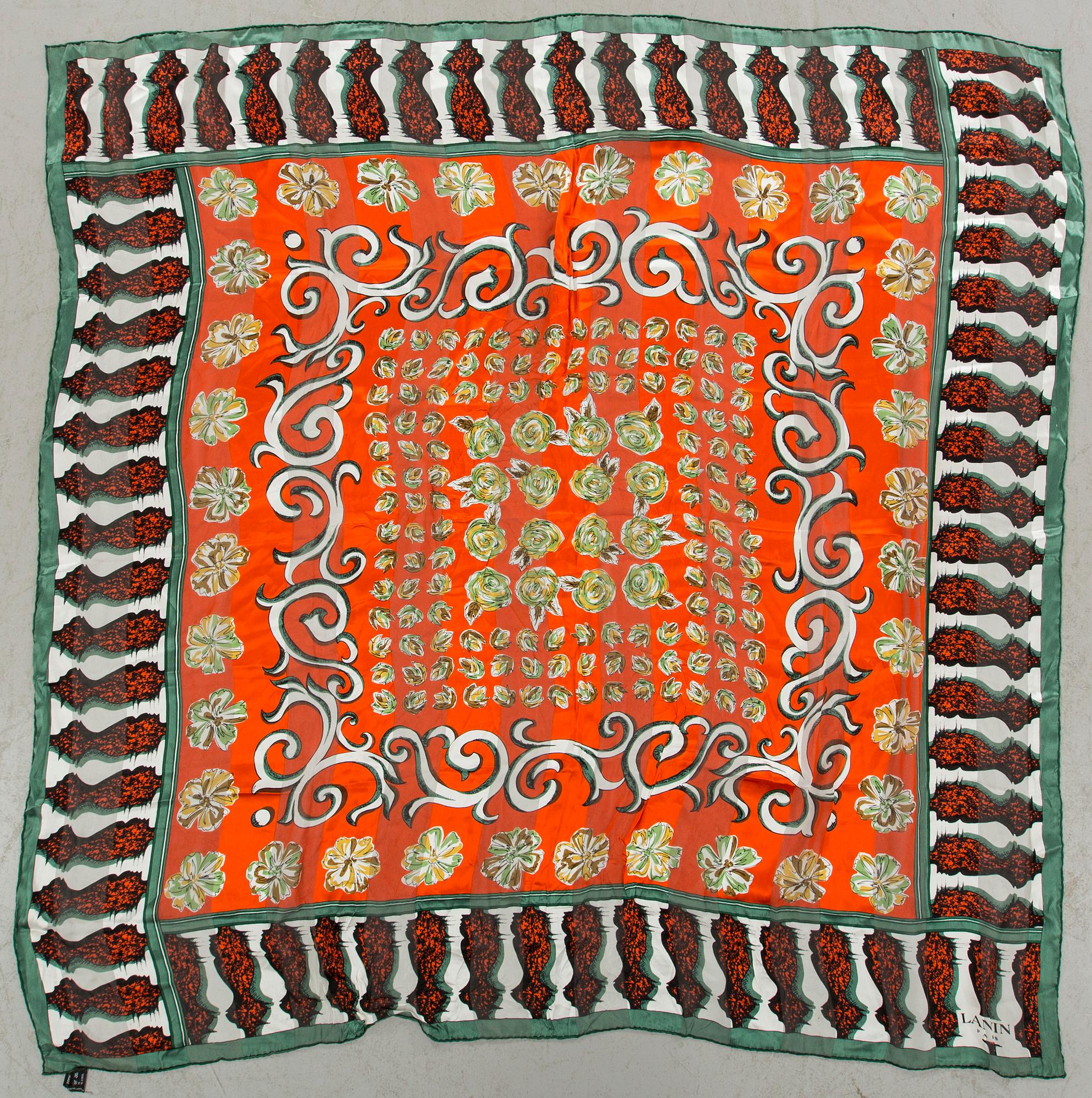 LANVIN, scarf, silke.