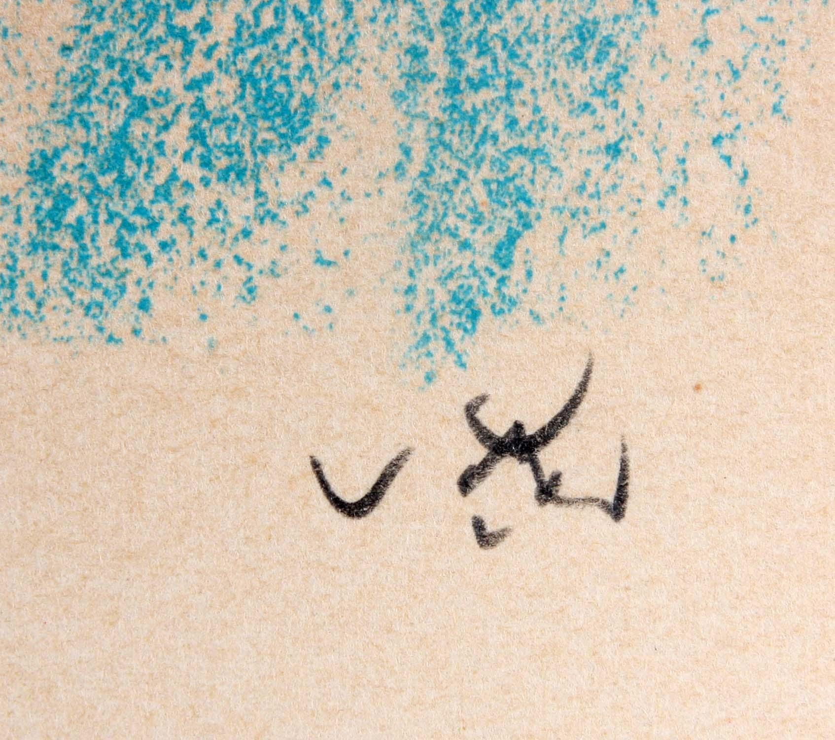 ROBERTO MATTA, färglitografi "T´ou´t se tient", 49/75, sign.