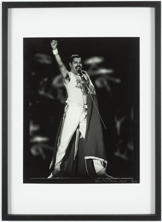 Peter Kjellerås, "Freddie Mercury, Råsunda", 1986.