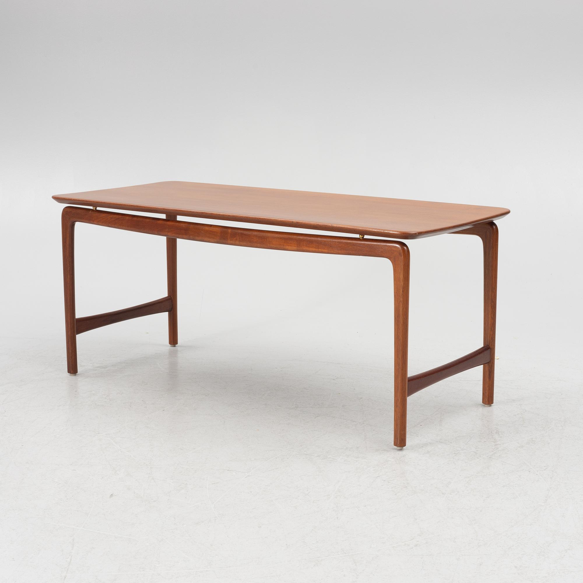 Peter Hvidt & Orla Mølgaard Nielsen, a coffee table, France & Daverkosen/Son, Denmark 1950s-60s.