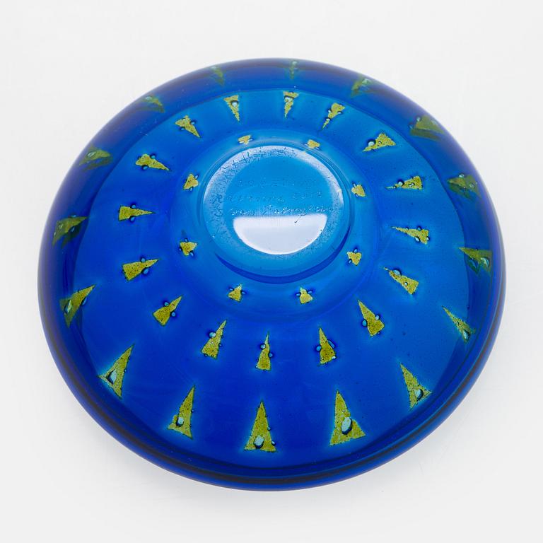 Sven Palmqvist, a 'Ravenna' glass bowl, Orrefors.