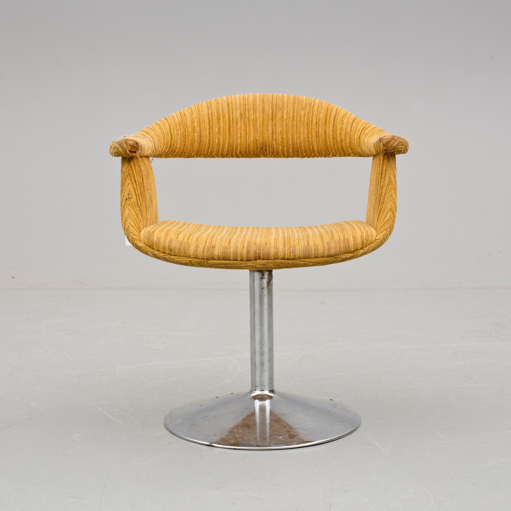 EERO AARNIO, snurrfåtölj, "Kaptensstolen", 1960-tal.