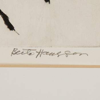BERTA HANSSON, etching, signed and numbered 149/160.