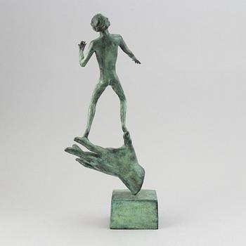 Carl Milles, efter. Skulptur. Brons. Höjd 49 cm.