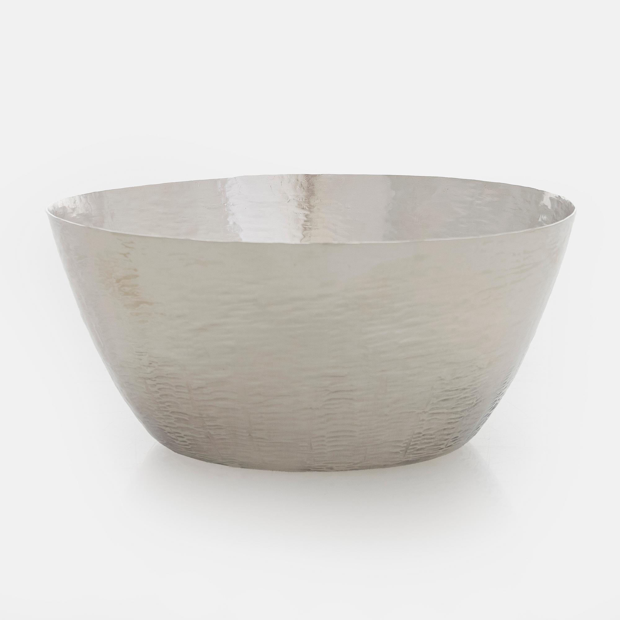 Tapio Wirkkala, skål, silver, Kultakeskus Tavastehus 1978.