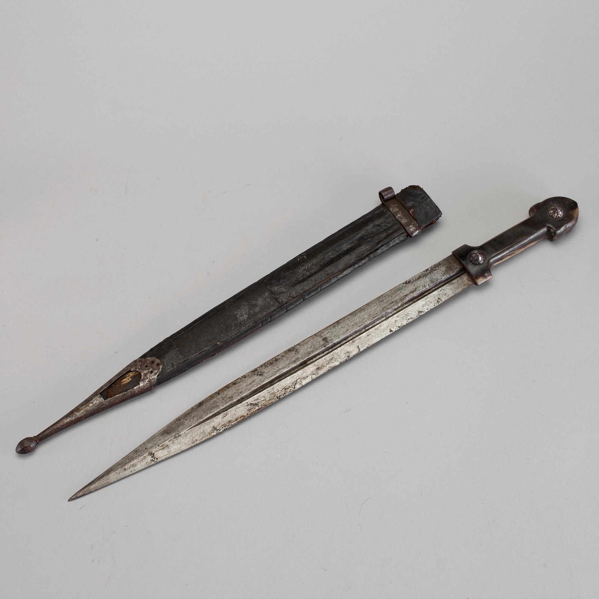 a 19h Century caucasian dagger kindjal.