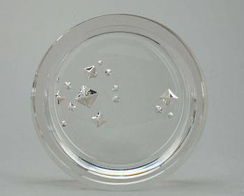 SKÅL, glas, "Isbrytaren", sign.  Tapio Wirkkala - 3318. 1900-talets senare hälft.