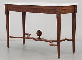 KONSOLBORD. Sengustavianskt stockholmsarbete, 1700-talets slut.