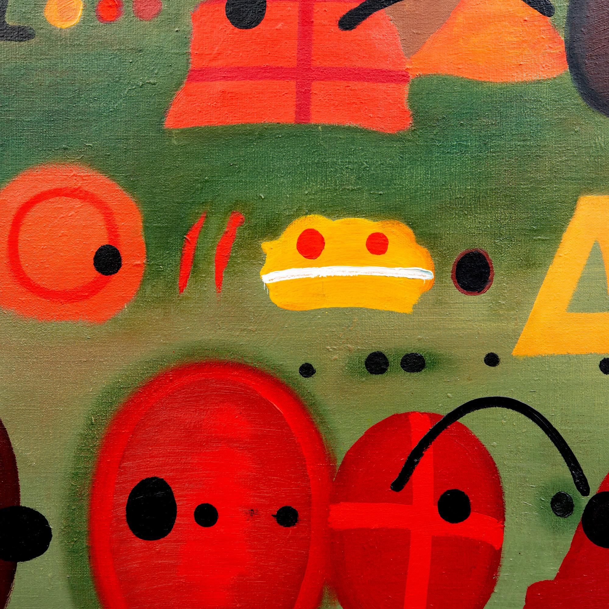 Jan Tarasin, oil on canvas signed and verso dated 1988.