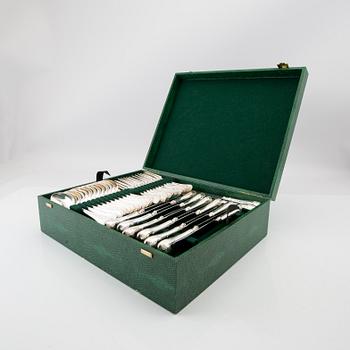 Cutlery 79 pcs "Gammal Fransk" silver GAB 1990-1995.