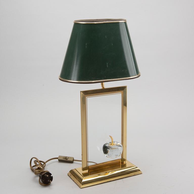 A 'La Pomme' table light from Maison le Dauphin, France, 1970's.