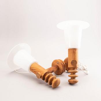 Uno & Östen Kristansson, vägglampor ett par Luxus 1970-tal.