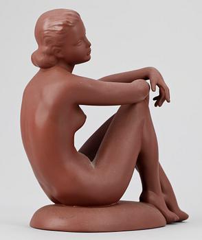 FIGURIN, keramik, Goldscheider, Wien, Österrike, 1900-talets första hälft.