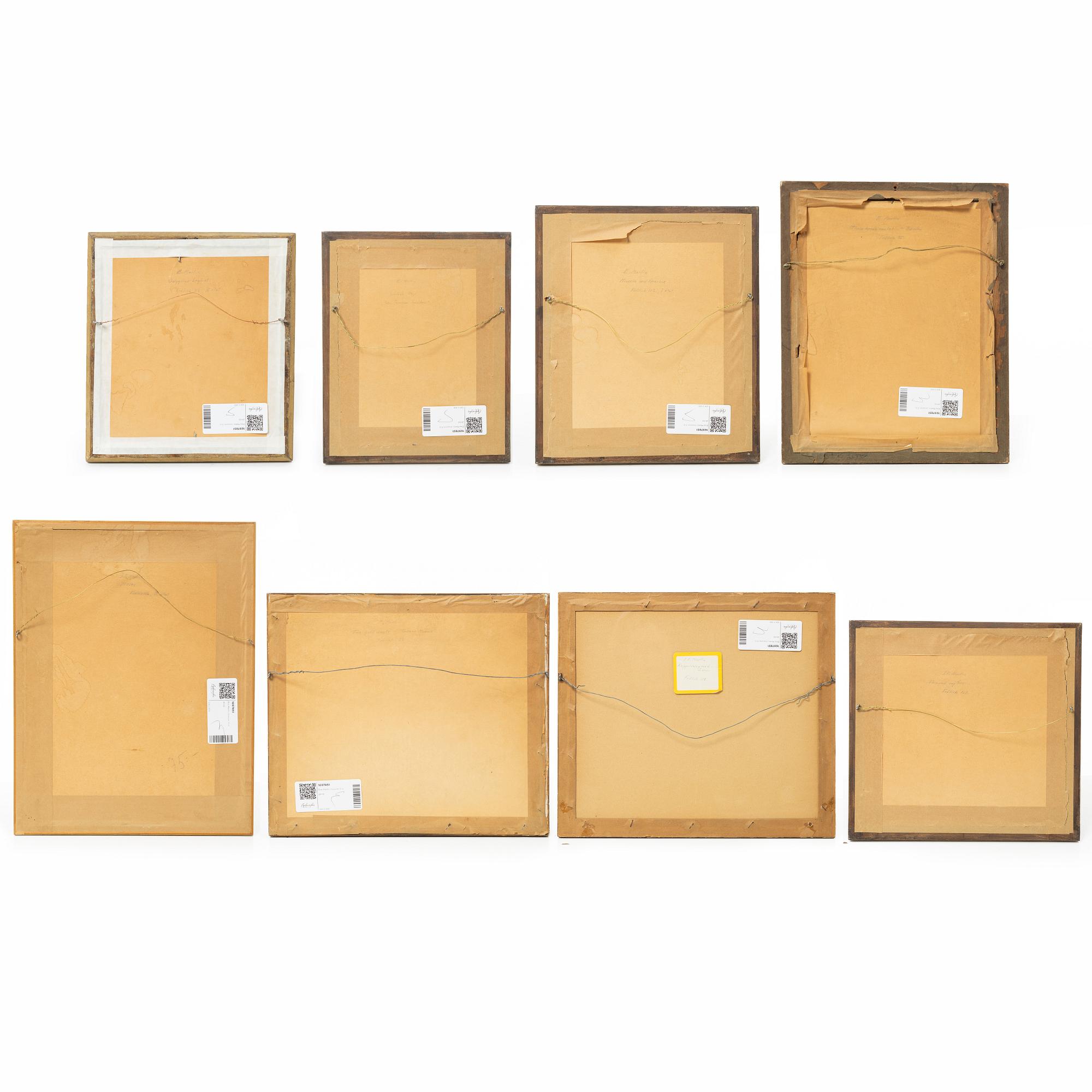 Elias Martin, Engravings, 8 pcs.