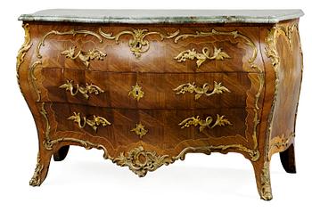 A Swedish Rococo commode by L. Nordin.