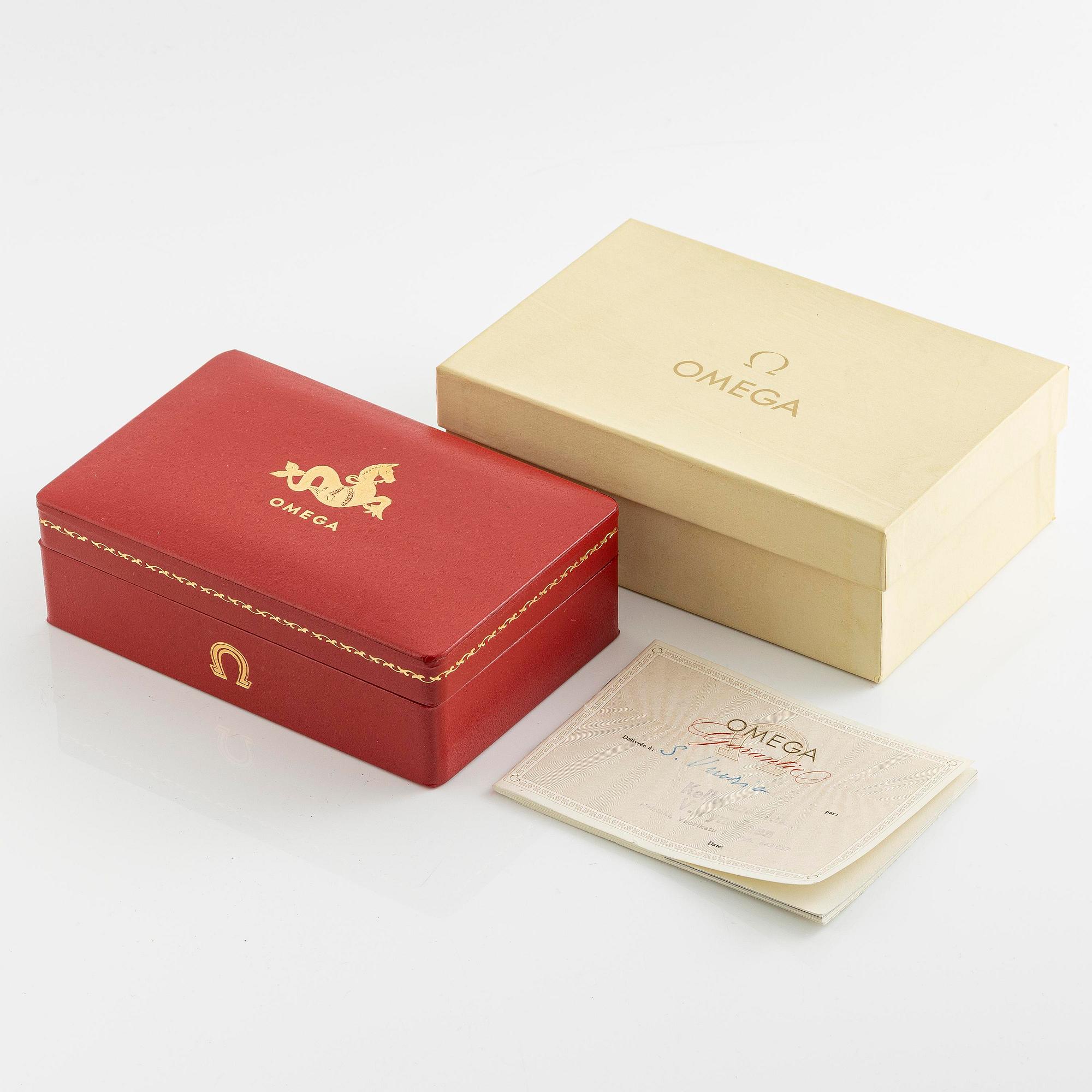 Omega, Speedmaster, "Base 1000", "Tropical Dial", "2998-1", "Naiad crown", ca 1959.