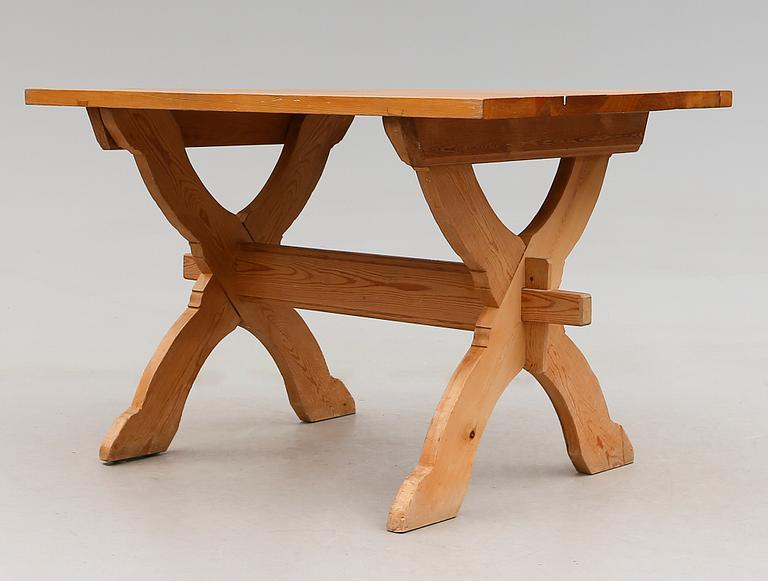 STOLAR 8 st OCH BOCKBORD, 1900-talets andra hälft.