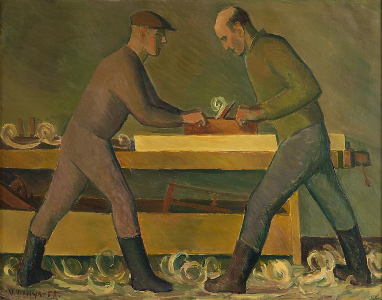Veikko Vionoja, "Höylääjät" (Planers).