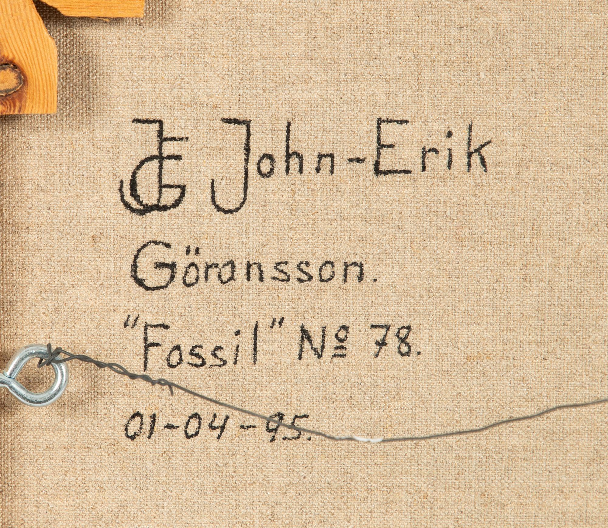 John-Erik Göransson, "Fossil" (No 78).