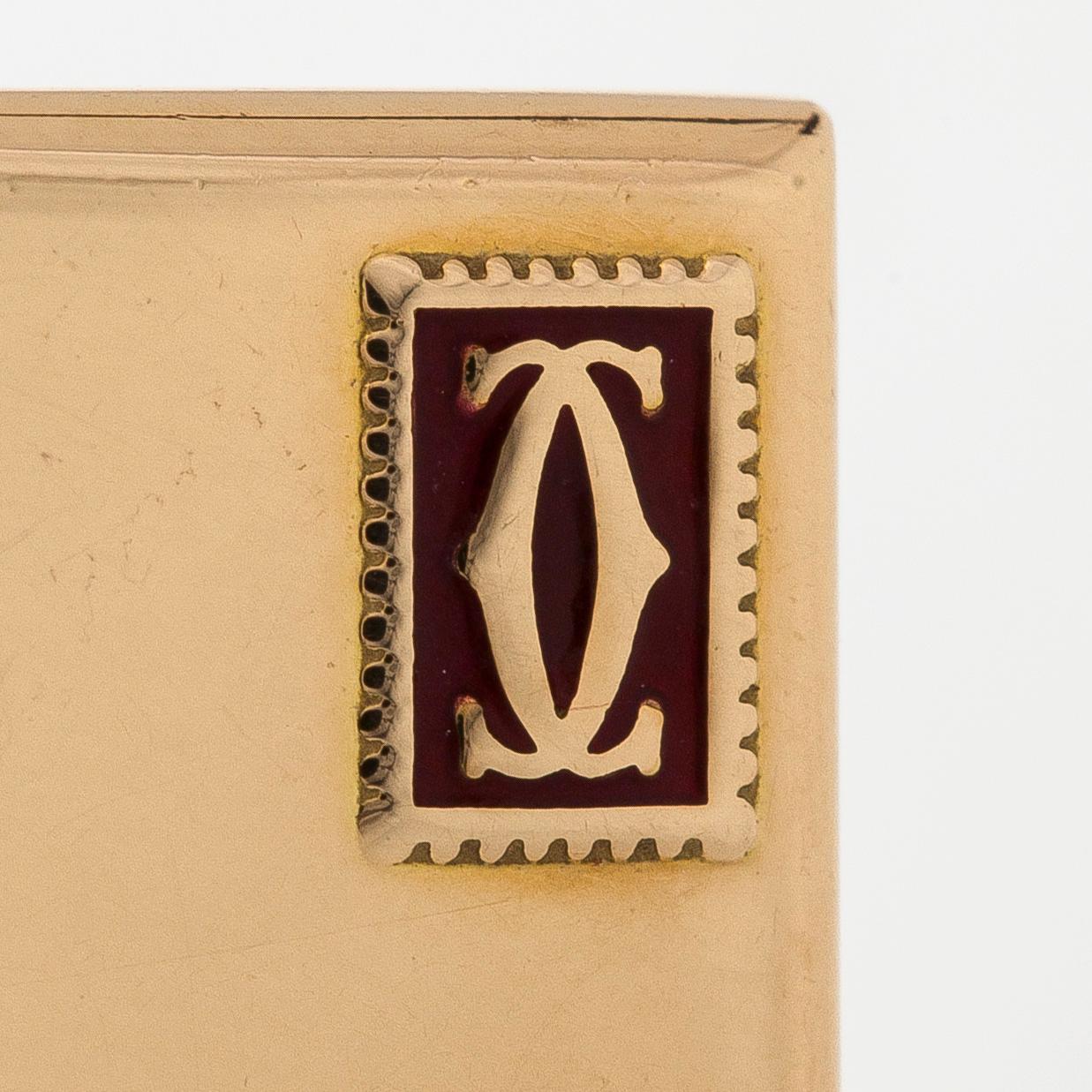 Cartier, an 18K gold letter pendant/charm.