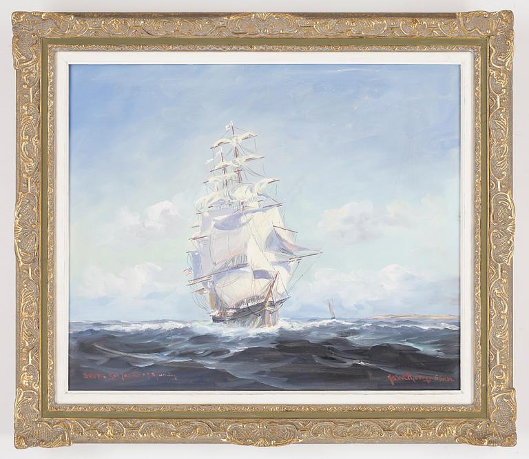 ALEXANDER WILHELMS, olja på duk, otydligt signerad, 1900-tal.