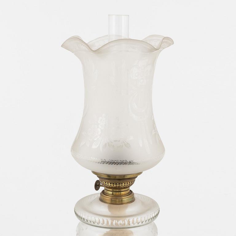 A kerosene lamp, early 20th Century.