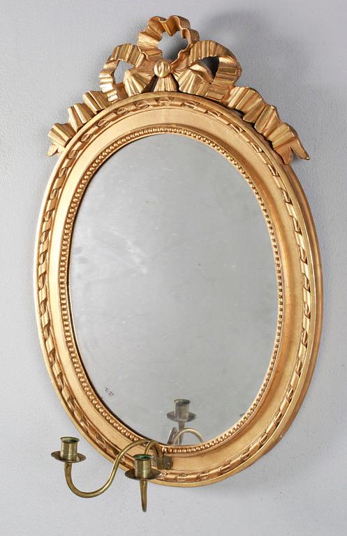 SPEGELLAMPETT, gustaviansk stil, 1800-talets andra hälft.