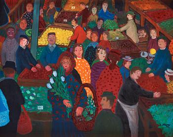 676. Lennart Jirlow, At the market.