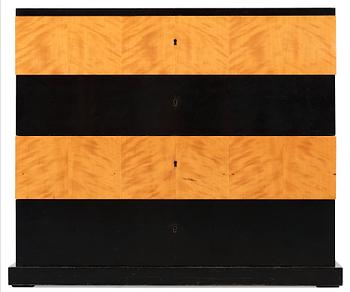 590. An Axel Einar Hjorth birch chest of drawers, 'Grand', Nordiska Kompaniet, NK, Stockholm 1930.