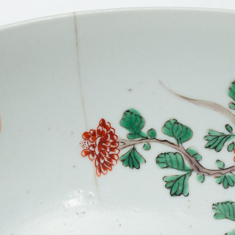 Skål, porslin, Kina, Kangxi (1662-1722).