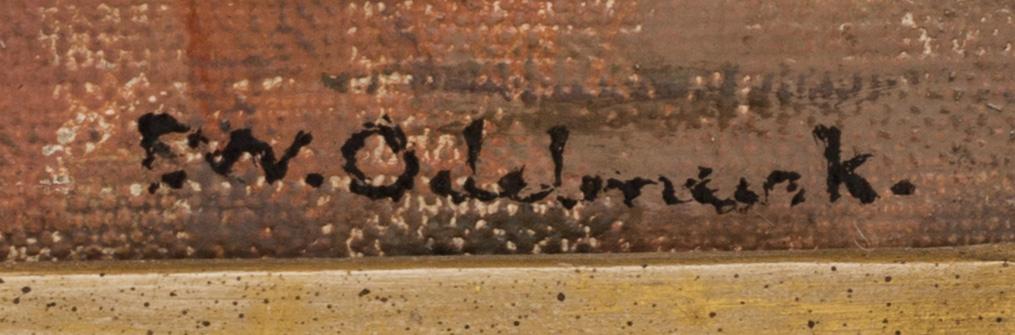 FRANS WILHELM ODELMARK, olja på duk, signerad,