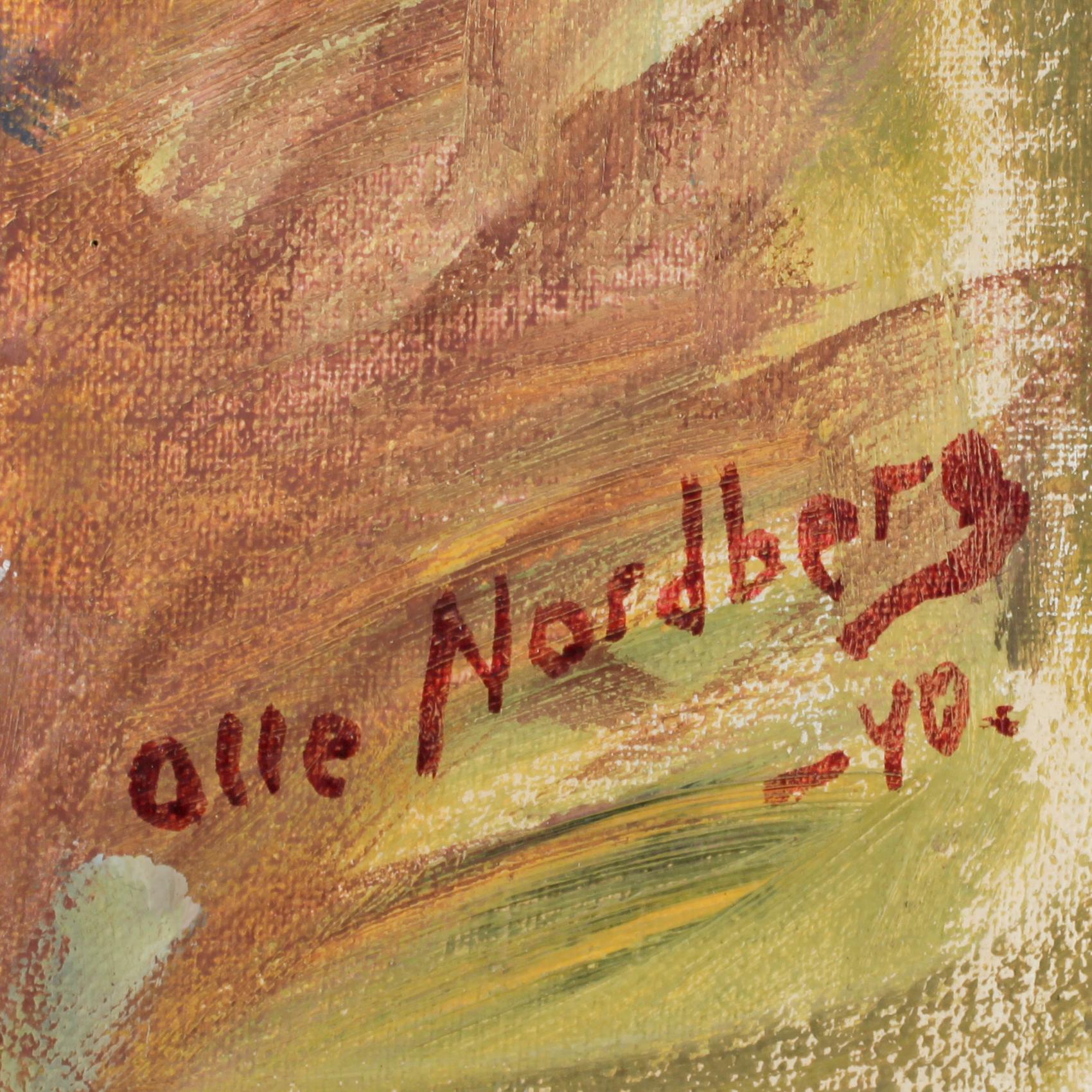 OLLE NORDBERG, olja på duk, signerad och daterad -40.