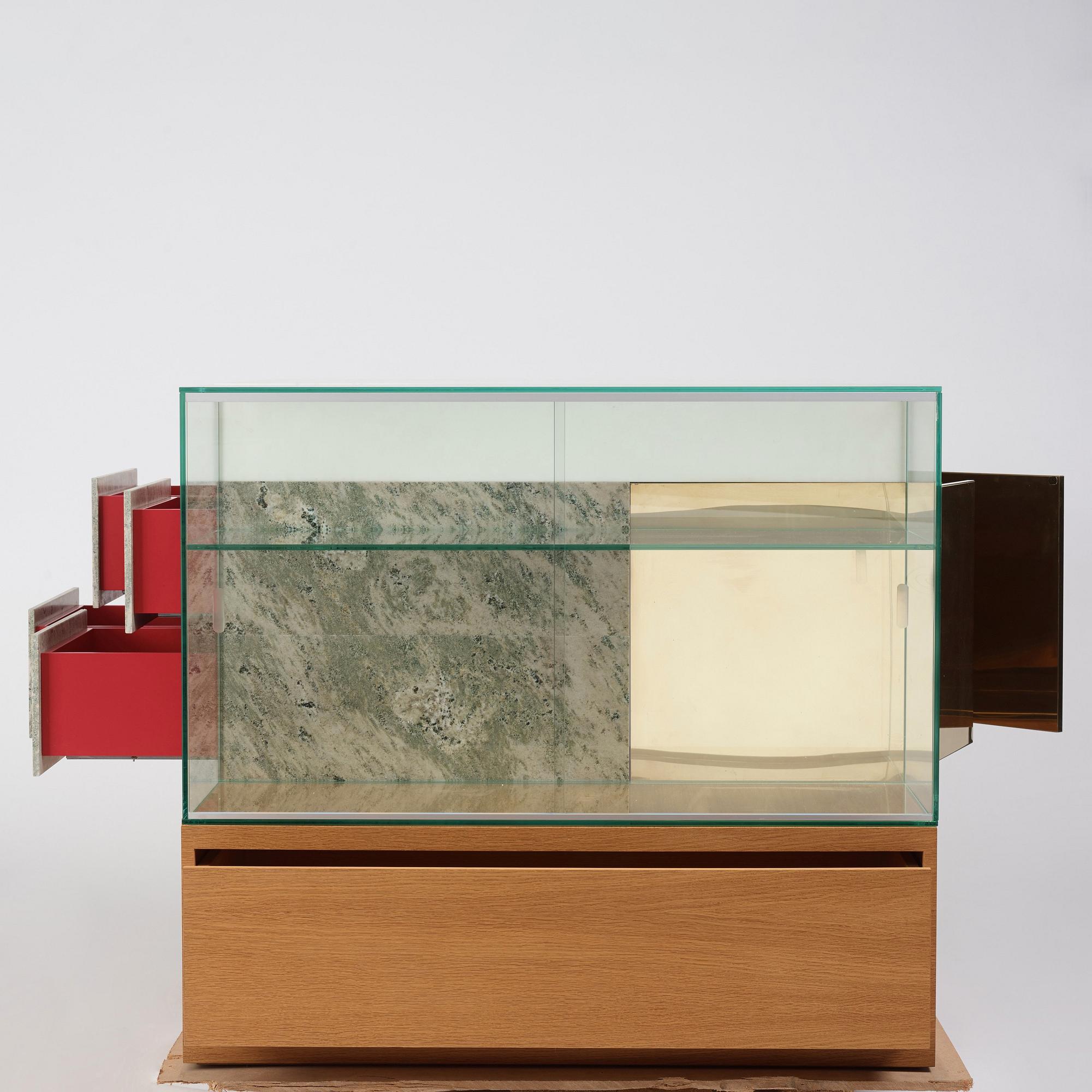 Mats Theselius, & Andreas Roth, unique, "The Object unit - A Poetry in Steel, Glass, Stone, Wood and Plastic" Minus 10, Sweden 2010.