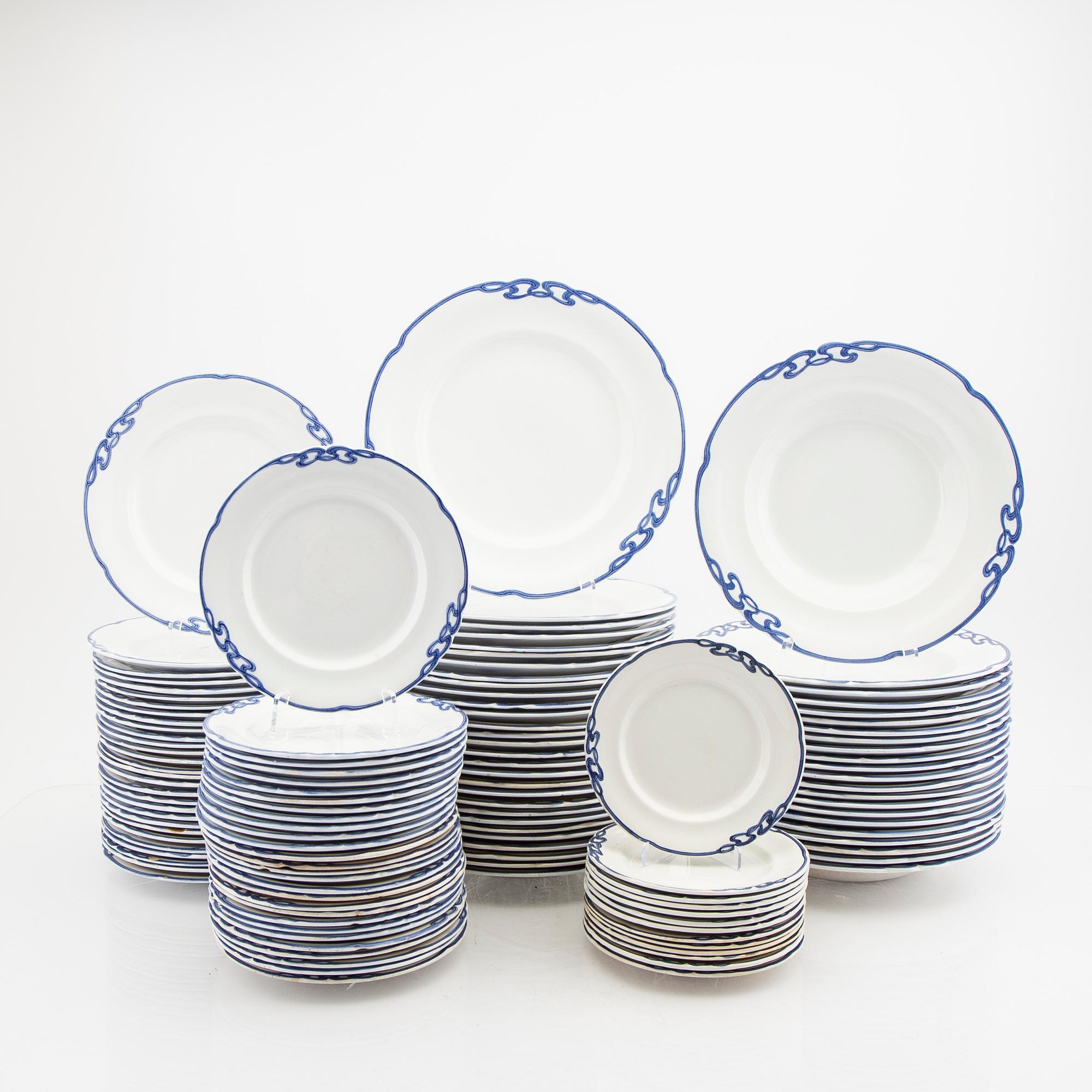 Service 134 dlr "Blaue Olga" flintware, Villeroy & Boch.