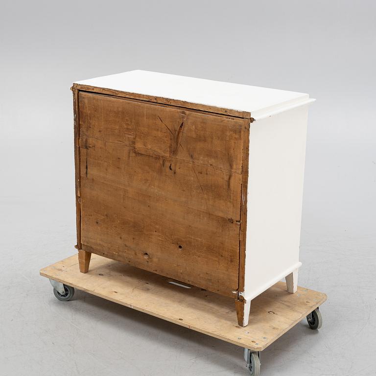 A 19t century chest of drawers.