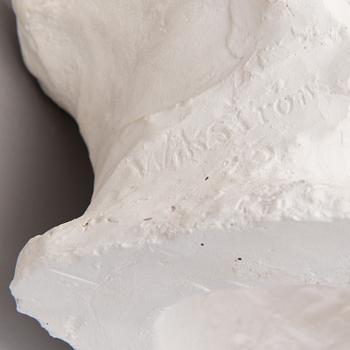 sculpture, cast by Visavuori museum, plaster, signed.
