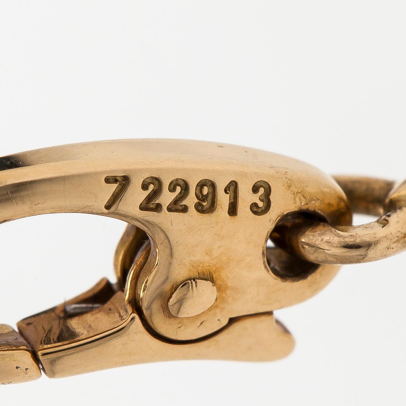 Cartier, an 18K gold letter pendant/charm.