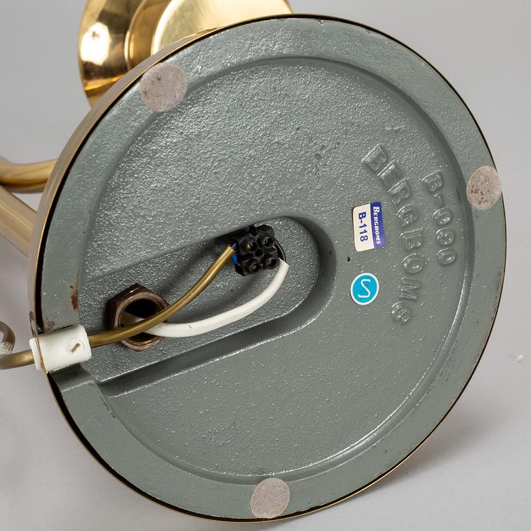 A pair of 'B090' table lamps, Bergboms, 1960s.