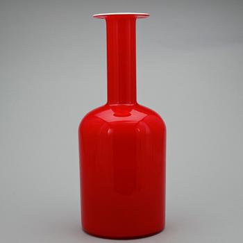 VAS, glas, Holmegaard, Danmark, 1900-talets mitt/andra hälft.