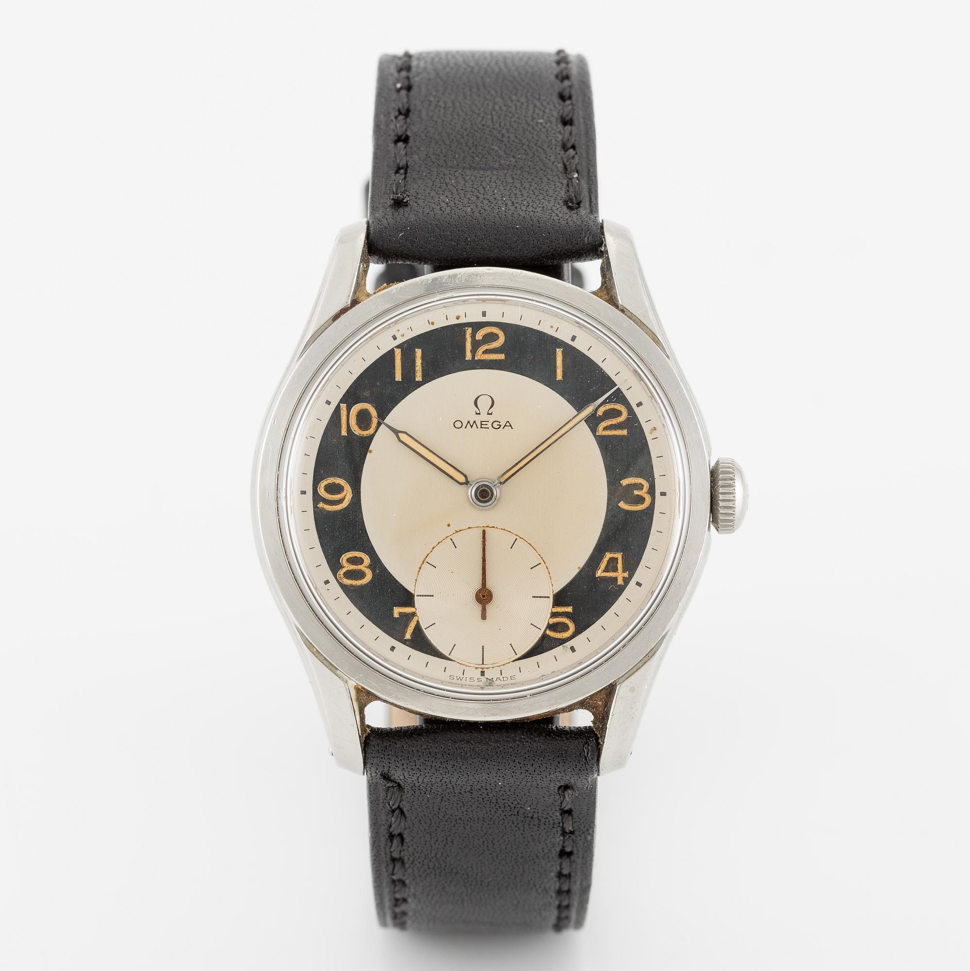 Omega, wristwatch, "Tuxedo", 36 mm.