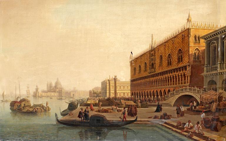 Gustaf Wilhelm Palm, "Utsigt af Venedig".
